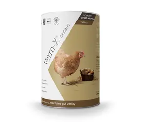VERM-X Natürliche Pellets gegen Darmparasiten für Geflügel 250 g
