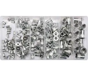 YATO YT-36460 / Nietmuttern-Aluminium-Set 150 Stück / M3-M10