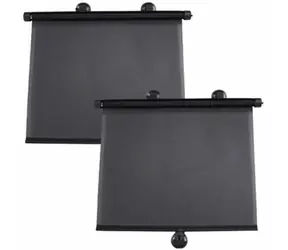 Carpoint Sonnenschutz - Rollo mit Saugnapf 2 Stk