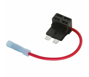 Carpoint MiDi-Flachsicherungshalter mit Abzweig/Bypass 12V 16A - zum Anschluss anderer Geräte