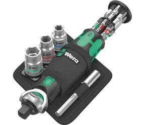 Wera 8009 Zyklop Pocket Set Imperial 2 / Bit-Schraubendreher / 1/4" und 3/8"