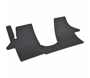 Aroso Fußmatten Gummi Präzision mit niedrigem Rand - Volkswagen T5 (Typ 7H/7E) Caravelle (2003-2015) dreiteilig