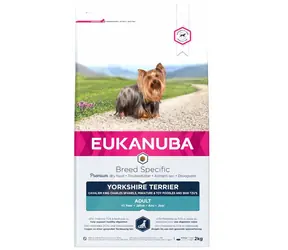 Eukanuba Yorkshire Terrier 2 kg / Pellets für Hunde / für ausgewachsene Yorkshire Terrier