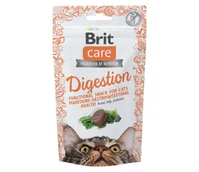 Brit Care Cat Snack Digestion 50 g / Halbweicher funktioneller Leckerbissen