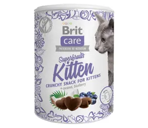 Brit Care Cat Snack Superfruits Kitten 100 g / Getreidefreier Leckerbissen mit Zusatz von „Superfruits“ für Kätzchen
