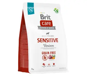 Brit Care Dog Grain-free Sensitive 3 kg / Alleinfuttermittel für Hunde und Hunde mit Unverträglichkeiten