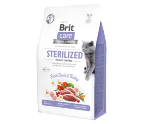Brit Care Cat Grain-Free Sterilised Weight Control 400 g / Komplettfutter für ausgewachsene und sterilisierte Katzen 