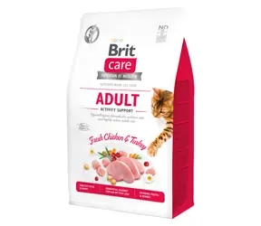 Brit Care Cat Grain-Free Adult Activity Support 400 g / Komplettfutter für Freigänger und ausgewachsene Katzen