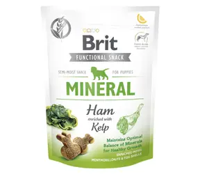 Brit Care Dog Functional Snack Mineral Ham für Welpen 150 g / Funktionelle Leckerbissen für Hunde