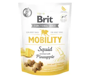 Brit Care Dog Functional Snack Mobility Squid 150 g / Funktionelle Leckerbissen für Hunde