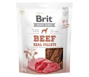 Brit Jerky-Beef Filets 200 g / Trockenfleisch-Leckereien
