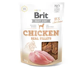 Brit Jerky-Hühnerfilets 80 g / Getrocknete Fleischsnacks