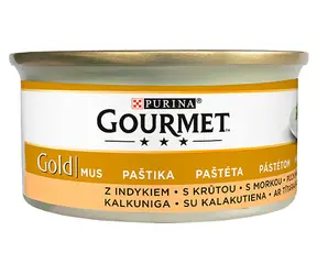 PURINA GOURMET GOLD Pastete Truthahn 85 g / Dosenfutter für Katzen