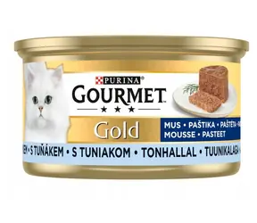 PURINA GOURMET GOLD Pastete mit Thunfisch 85 g / Dosenfutter für Katzen