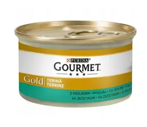 PURINA GOURMET GOLD Kaninchenpastete 85 g / Dosenfutter für Katzen / ausverkauft