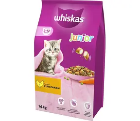 Whiskas Junior Pellets mit Huhn 14 kg / für Kätzchen