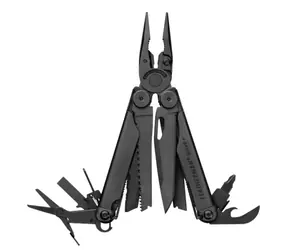 Leatherman Multitool WAVE PLUS Schwarz / Multitool / 18 Werkzeuge / 241 g