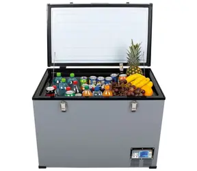 Aroso 20.875 Autokühlschrank / Gefrierschrank / Kompressorkühlschrank / Autokühler 12V/24V/230V 95l -18°C