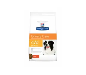 Hill's Prescription Diet Canine c/d Multicare 12 kg / Trockenfutter für Hunde / mit Huhn / Harnsteine