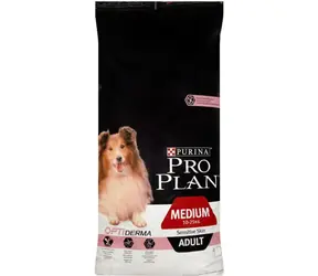 PURINA ProPlan Medium Adult Sensitive Skin Lachs 14 kg / für erwachsene Hunde / mittelgroße Rassen / Lachs / empfindliche Haut