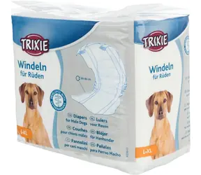 TRIXIE 23643 Papierwindeln L-XL 60-80 cm 12 Stk