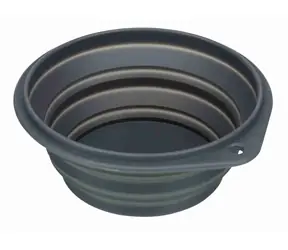 TRIXIE 25010 Zusammenklappbare Reise-Silikonschüssel 0,25 l / 11 cm