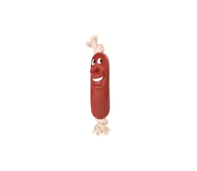 TRIXIE 3242 Fröhliche Wurst an einer Schnur 11 cm