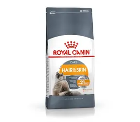 Royal Canin Hair & Skin Care Katzen-Trockenfutter 4 kg Adult / Granulat für erwachsene Katzen / Unterstützung einer gesunden Haut und eines gesunden Fells 