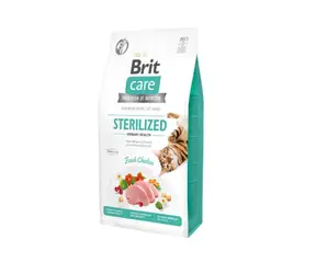 Brit Care Cat Grain-Free Adult Huhn 7 kg (sterilisiert) / Alleinfuttermittel für erwachsene Katzen