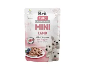 Brit Care Mini Puppy Lamb - Nassfutter für Hunde - 85 g / Beutel für Hunde / für Welpen
