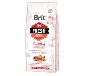 Brit Fresh Beef with Pumpkin Puppy Large Growth & Joints 12 kg / Granulat für Hunde / für Welpen
