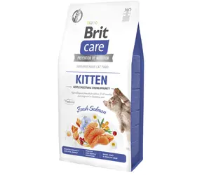 Brit Care Cat Grain-Free Kitten Immunity 7 kg / Komplettfutter für ausgewachsene Katzen / für trächtige und säugende Katzen