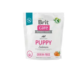 Brit Care Dog Grain-Free Puppy Lachs 1 kg / Granulat für Welpen / glutenfrei / hochwertiges Fell und Haut