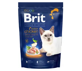 Brit Premium Cat by Nature Indoor Huhn 1,5 kg / Komplettes Premiumfutter für Katzen / mit Huhn