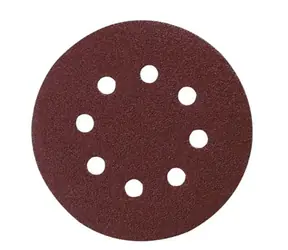 Makita P-43664 / Schleifpapier für Holz | Metall | Stein / Körnung 120 / Durchmesser 125 mm / 8 Löcher / 50 Stk