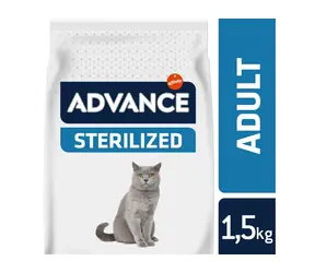 ADVANCE CAT Sterilized 1,5kg / Super Premium Futter (Granulat) / für sterilisierte erwachsene Katzen