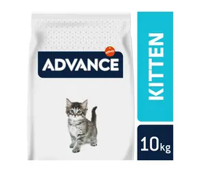 ADVANCE CAT Kitten 10kg / Super Premium Futter (Granulat) / für Kätzchen im Alter von 2 bis 12 Monaten und trächtige und säugende Katzen