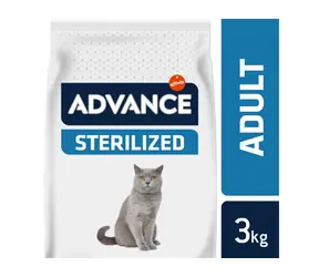 ADVANCE CAT Sterilized 3kg / Super Premium Futter (Granulat) / für sterilisierte erwachsene Katzen