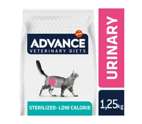 ADVANCE-VD Cat Avet Cat Sterilized Urinary Low Calorie 1,25kg / Diätfutter (Granulat) / für kastrierte Katzen