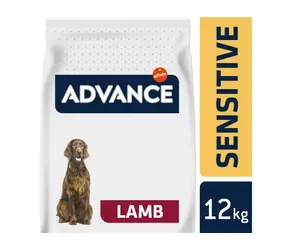 ADVANCE DOG Lamm und Reis 12kg / Granulat für Hunde / für Hunde mit empfindlicher Verdauung