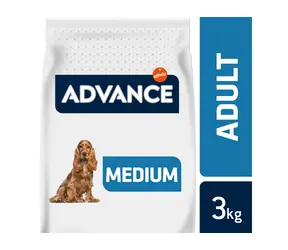 ADVANCE DOG MEDIUM Adult 3kg / Granulat für Hunde / für mittelgroße Hunderassen