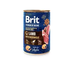 Brit Premium by Nature Lamm mit Buchweizen 400g / Dose für Hunde