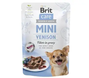 Brit Care Mini-Hirschfilets in Soße 85 g / Beutel für Hunde