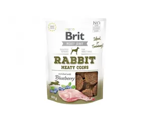 Brit Jerky Rabbit Meaty Coins 80g