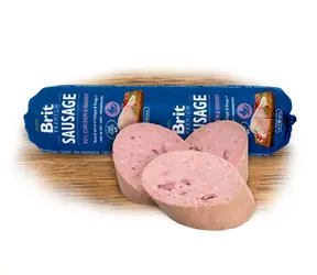 Brit Sausage Chicken&Rabbit 800g / Salami für Hunde