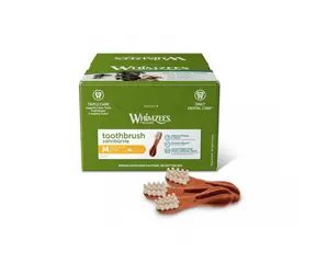 Whimzees Zahnbürste M 75x30g / Zahnpflege-Leckerlis für Hunde