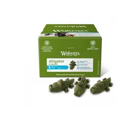 Whimzees Alligator S 150x15g / Zahnpflege-Leckerlis für Hunde