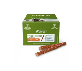Whimzees Veggie-Wurst L 50x60g / Zahnpflege-Leckerlis für Hunde