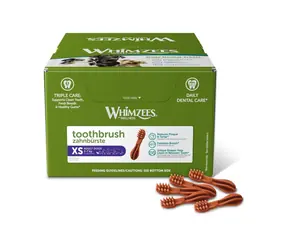 Whimzees Zahnbürste XS 350x7,5g / Zahnpflege-Leckerlis für Hunde