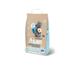 Asan Cat Fresh Blue Ökostreu für Katzen und Frettchen 10l (2kg)